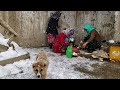 living with Winters cold in afghanistan: village life afghanistan