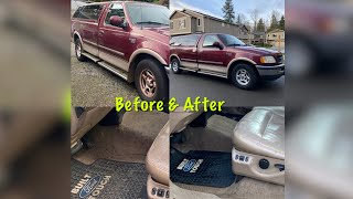 DETAILING A 260K MILES 1998 Ford F-150 IN 2 MINUTES!!!