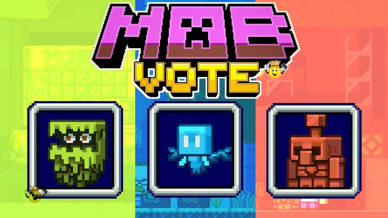 ⭐️Como Votar Novo👻MOB do Minecraft❕ 3 Novos Mobs