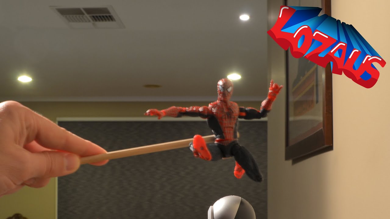 SPIDERMAN SCARBU STOP MOTION TUTORIAL STEP 4 YouTube