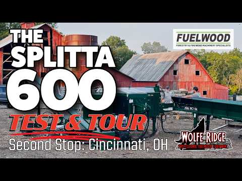 Fuelwood Splitta 600 Test and Tour with Wolfe Ridge! 2nd Stop: Burnt Endz Outside Cincinnati!