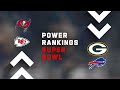 Super Bowl NFL Power Rankings Show!