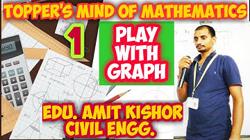 PLAY WITH GRAPH of STRAIGHT LINE | LEC-1 | MATHS WITH EDU. AMIT KISHOR, CIVIL ENGG.