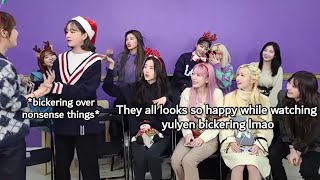 izone reaction to every yulyen/yenyul moments