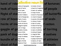 Collective noun List @LEARNING NOTEBOOK #english #vocabulary