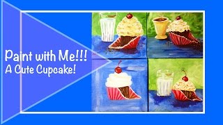 🎨🖌🍰🍥Paint a cupcake🍥🍰🖌🎨