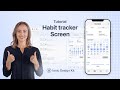 How to Create a Habit Tracker Screen | Ionic Design Kit