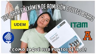 TIPS EXÁMEN DE ADMISIÓN COLLEGE BOARD (PAA): TEC DE MONTERREY, ITAM, BUAP,  ANAHUÁC, UDEM, UDG screenshot 5
