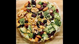 افضل سلطه بروكلي بطريقه مختلفه والطعم يجنن .سلطه البروكلي broccoli salad recipe