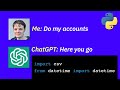Using chatgpt to transform spreadsheets with python