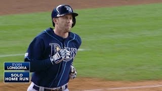 TB@NYY: Longoria hits a solo home run in the 9th