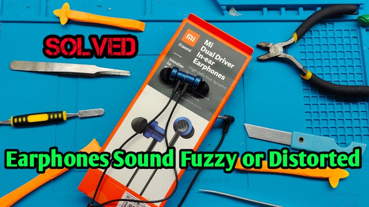 How to fix earphones sound distorted Mi Dual Drive InEar Earphone