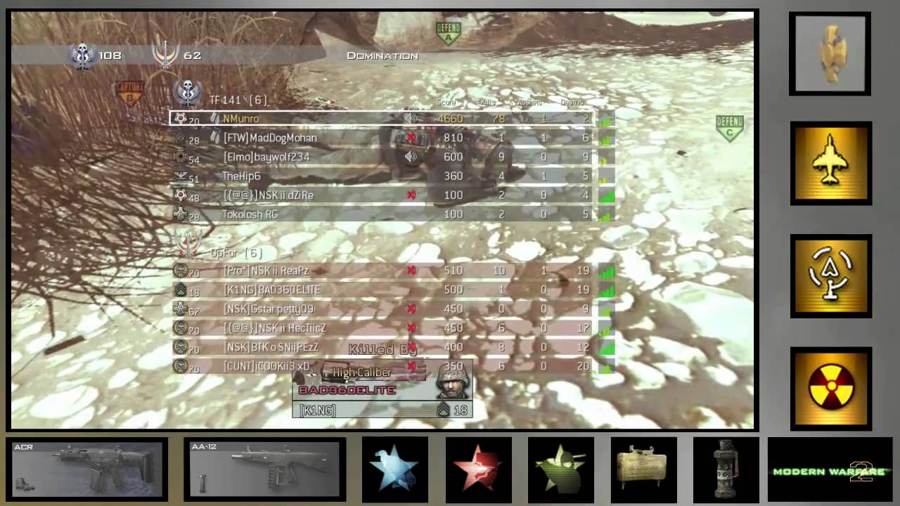 Modern Warfare 2: Over 100 Kills - Domination on Afghan Highest Score Ever