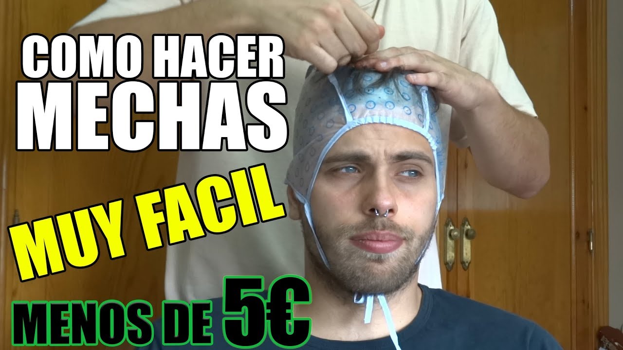 Como Hacer Mechas Con Gorro Hombre Muy Fácil Concurso Y Premio