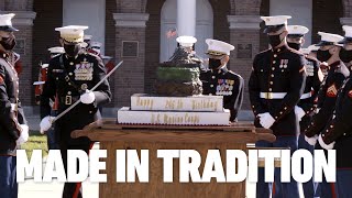 245th Marine Corps Birthday Cake Cutting