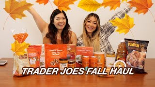 TRADER JOES FAULL 2021 HAUL | taste test review (pumpkin spice everything!)