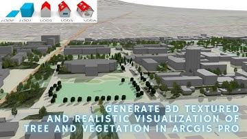 Tree and Vegetation Realistic 3D Visualization in ArcGIS Pro