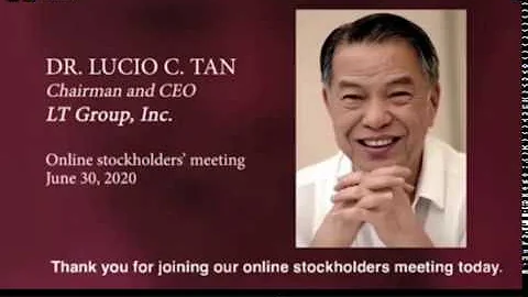 LT Group 2020 virtual stockholders meeting