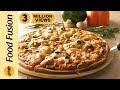 Chicken fajita thin crust pizza recipe by food fusion