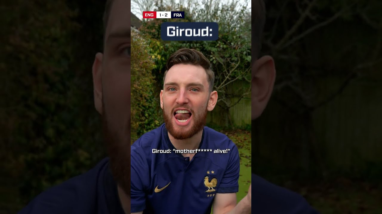 UNSEEN FOOTAGE OF ENGLAND V FRANCE FRENCH REFEREE ALERT 