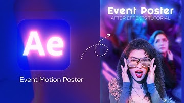 Evenementbewegingsposter | Geanimeerde nachtclubflyer - After Effects-zelfstudie