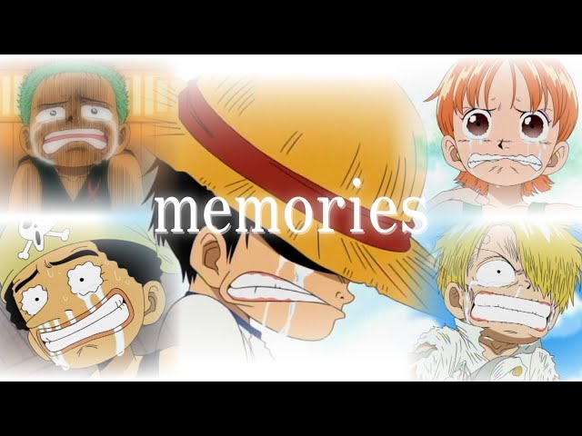 【MAD/AMV】ONE PIECE　５人の大切な人たち/memories class=