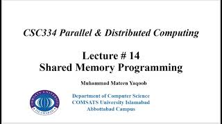 Parallel Programming Tutorial in OPENMP C++ | Parallel & Distributed Computing