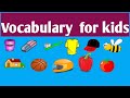 Daily Use vocabulary for kids / Preschool learning videos for kids
