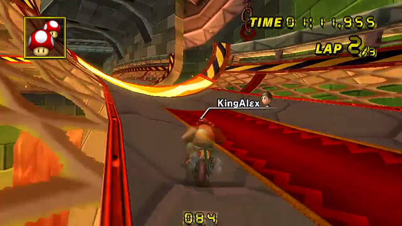 [MKWii] Bowser's Castle World Record - 2' 12" 517 by KingAlεx (with Torpedo)