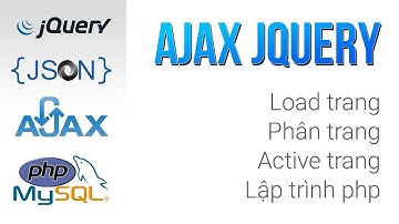 Học Online: Jquery, ajax, php - dùng ajax jquery để load trang, phân trang php, active trang