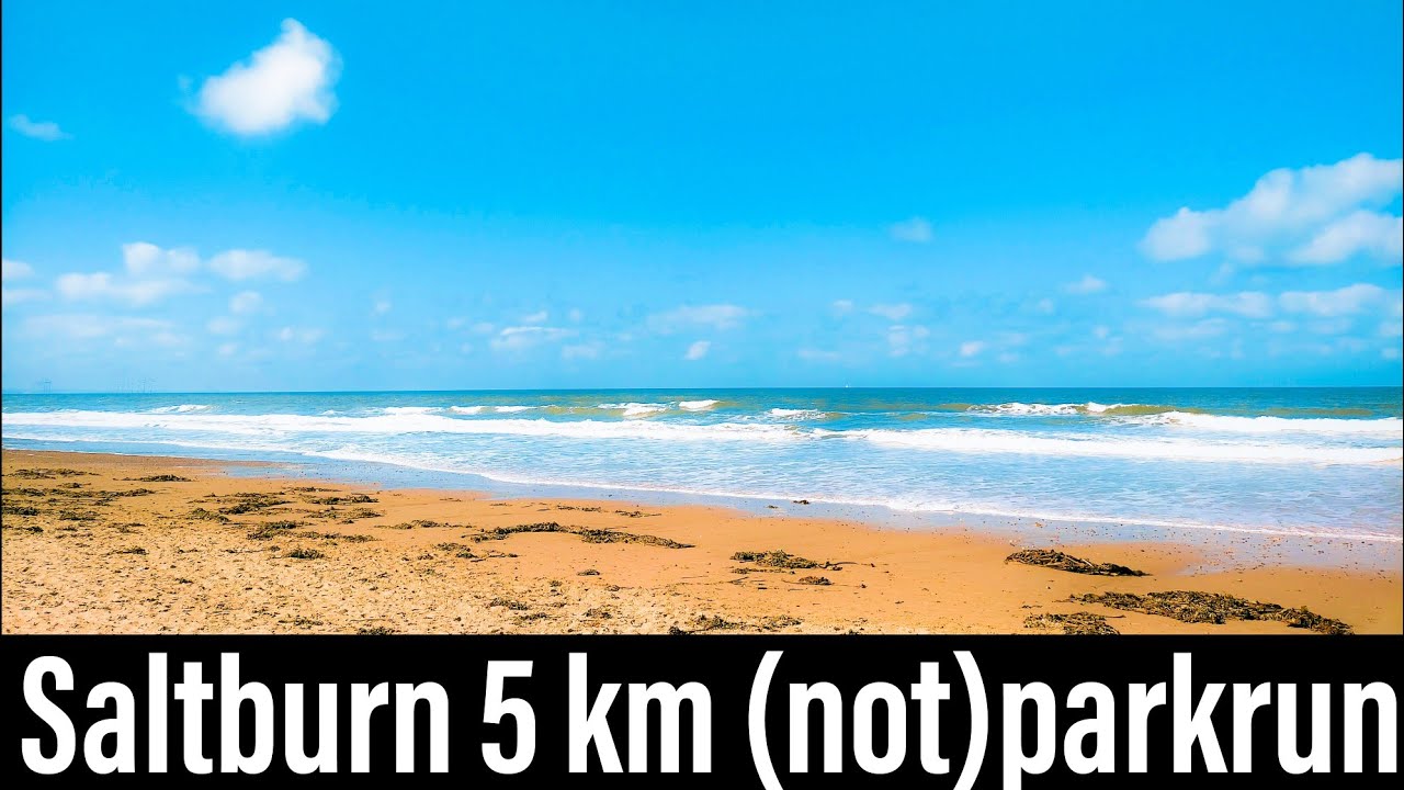 Ran a 5km beach (not)parkrun in Saltburn this parkrun day! A beautiful sandy run in North Yorkshire.