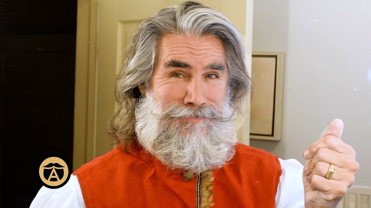 Santa Transformation: Epic Beard Styling - YouTube