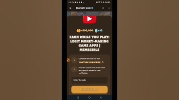 Earn While You Play: Legit Money-Making Game Apps | MemeGirls | Memefi Youtube Video Code