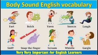 Vocabulary | Body Sounds | Vocabulary in English With Examples | Learn English