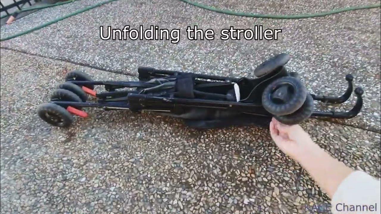 How to fold and unfold a basic baby stroller YouTube