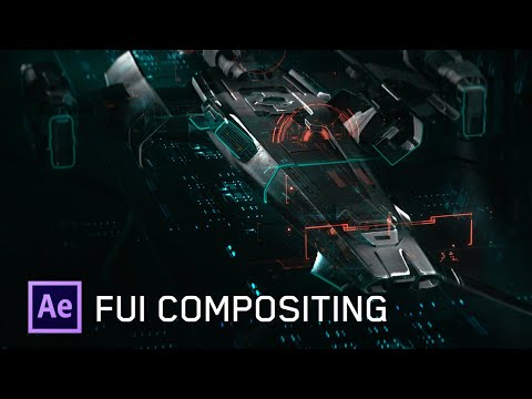 Futuristic HUD / FUI using blender and After effects