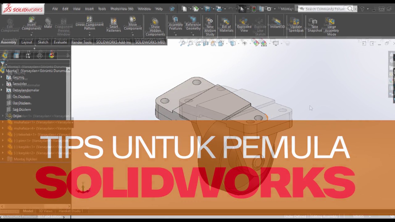 PENGENALAN INTERFACE SOLIDWORKS - YouTube