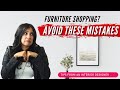 Top Furniture Buying Mistakes | DO THIS INSTEAD!