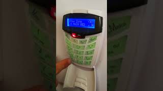 Setup stay profile on an IDS X64 Alarm System
