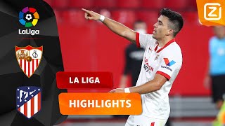 Geweldig Ingekopt Door Acuña Sevilla Vs Atlético Madrid La Liga 202021 Samenvatting