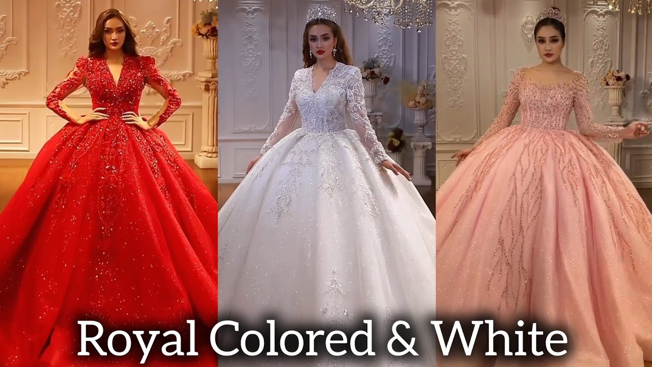 Royal Colored and White Wedding Dresses plus an Essential Guide to Wedding Rings