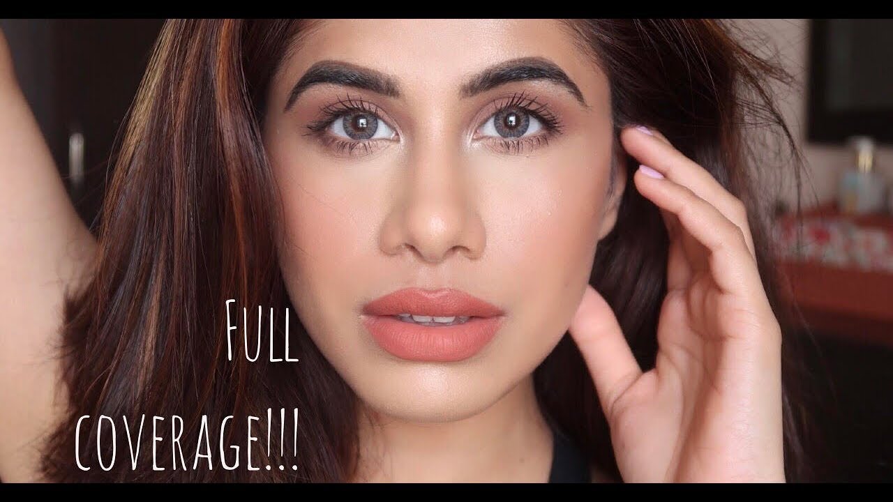My Go-To makeup look | FULL COVERAGE FOUNDATION ROUTINE | Malvika Sitlani