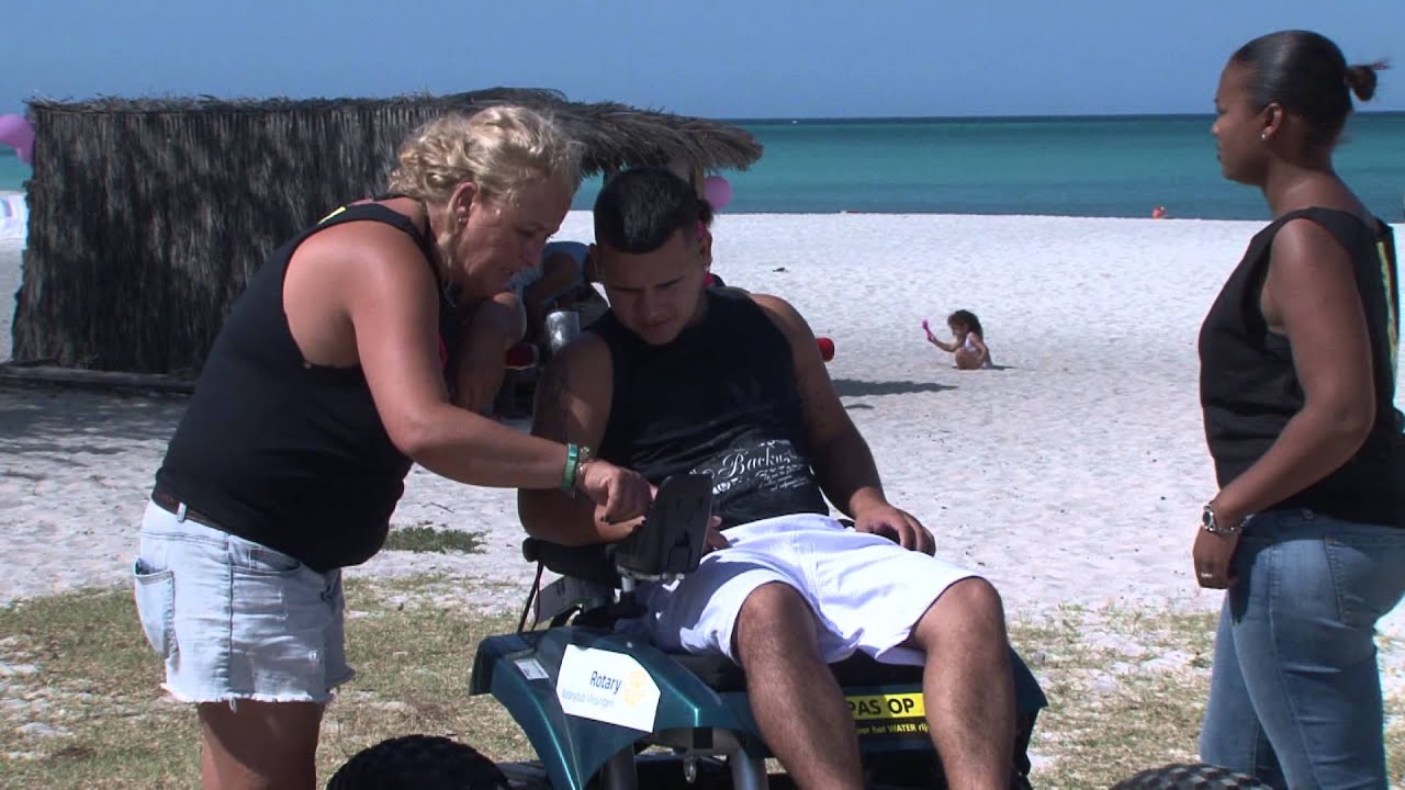 Off road Wheelchair Aruba YouTube