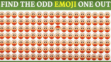 Guess The Emoji Game I Emoji Quiz I Find The Odd Emoji Out I Emoji Challenge I Find The Odd Emoji I