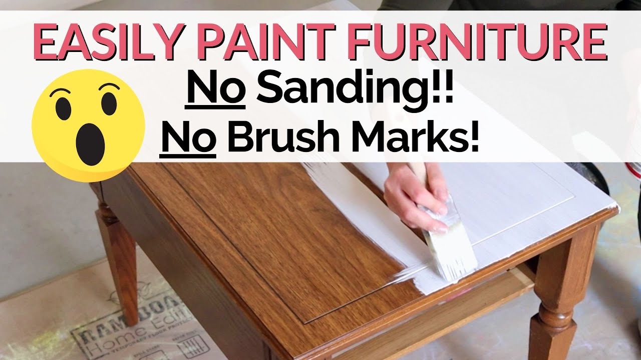 How to Paint Wooden Furniture (No Sanding Required) - House On