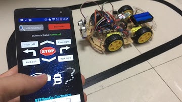 BOTI -  Arduino 4WD Robotic Car V2 In Action Demo