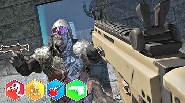 BLACK OPS 3 CUSTOM ZOMBIES MOD TOOLS! | WWZ CHALLENGE MAP WITH FORTNITE WEAPONS!