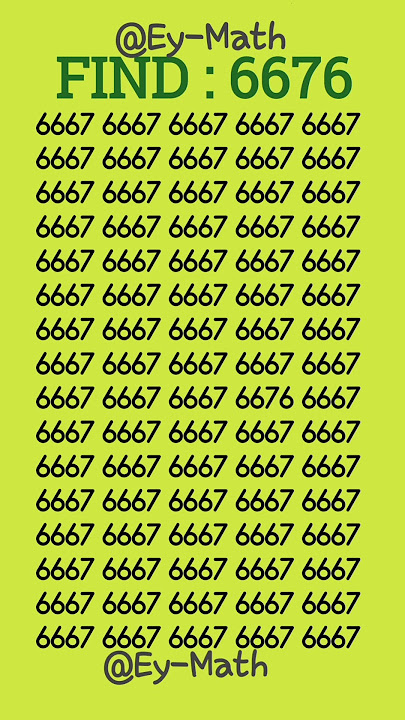 Post Christmas puzzles: Locate 6676 as fast as possible #iq #shorts #trending #trend #trendy