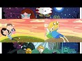 Adventure time stranger things side by side comparison by studio 43