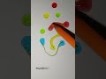 Fun Colors Water Drop 🔵🟡🟢#art #colors #maths #shorts